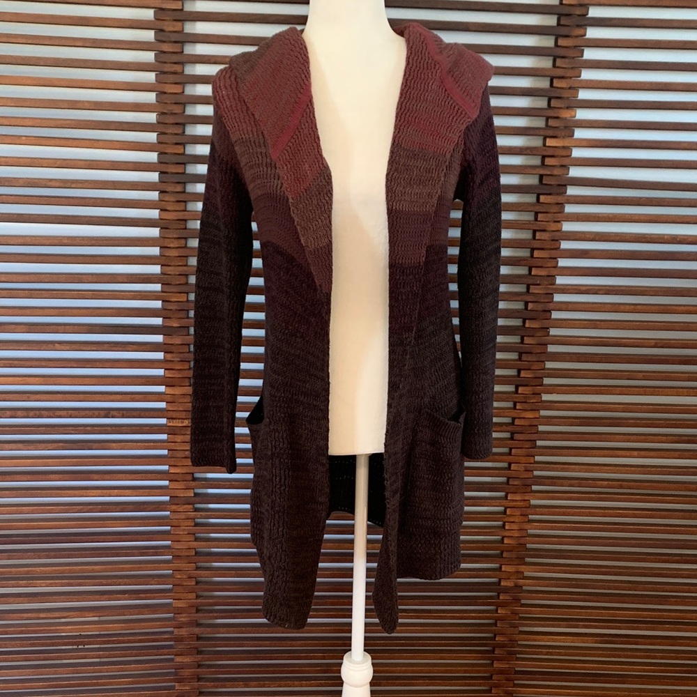 Goddis Women's Ombré Knit Sweater Cardigan